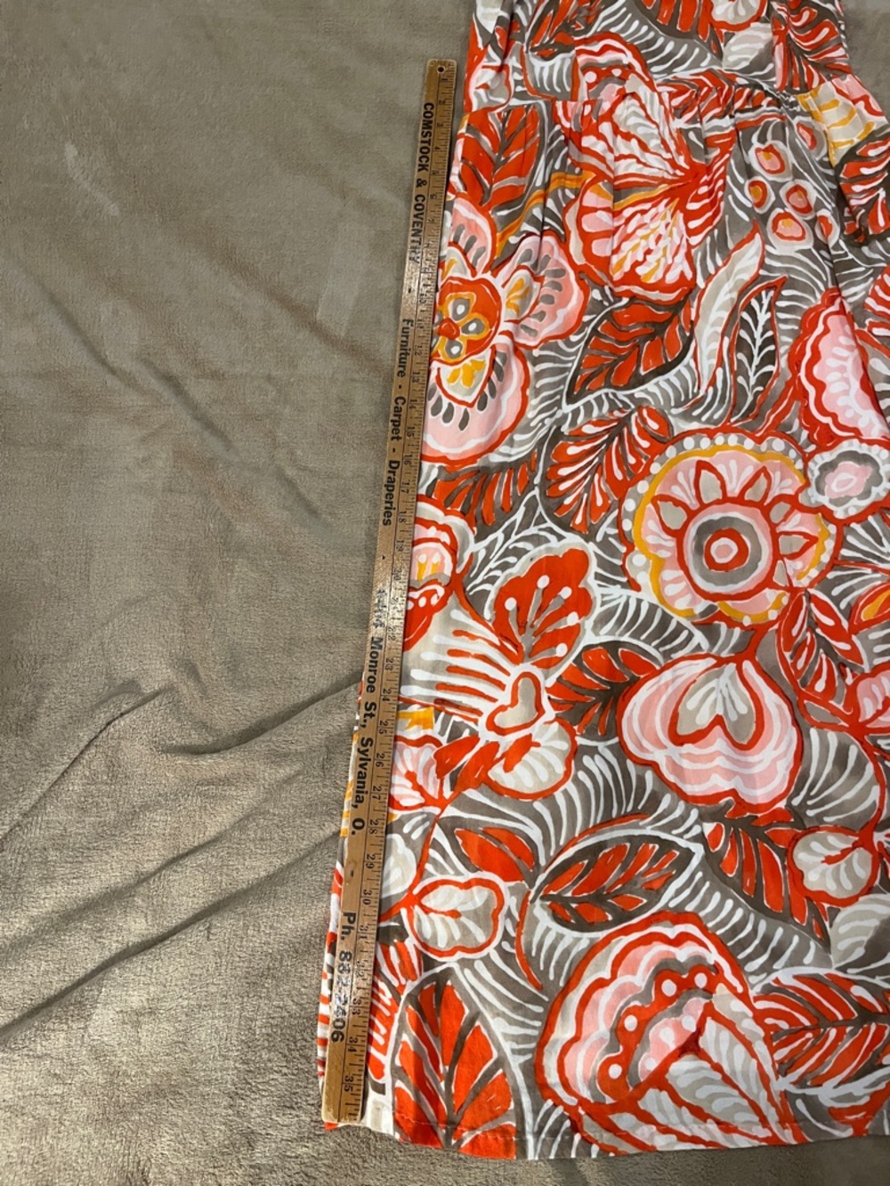 LOFT Coral and Pink Floral Maxi Dress - Picture 6 of 6